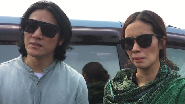 Vino G Bastian dan Marsha Timothy. (Foto:  Giovanni/kumparan)