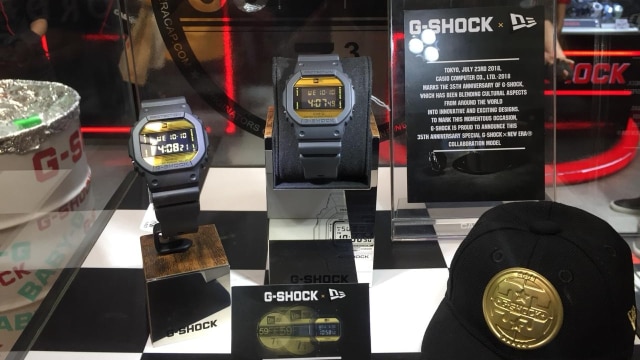 G-Shock x New Era, DW-5600NE-1. (Foto: Hesti Widianingtyas/kumparan)