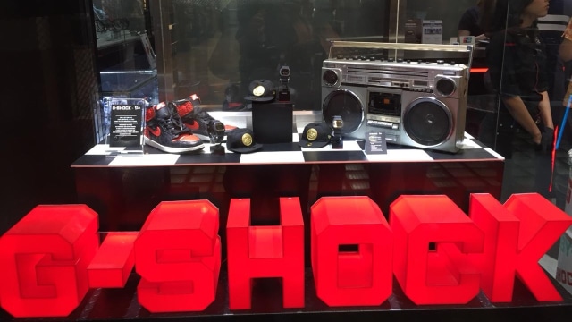 Peluncuran produk terbaru G-Shock x New Era,DW-5600NE-1. (Foto: Hesti Widianingtyas/kumparan)