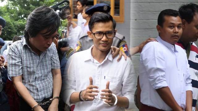 3 Jurnalis yang ditangkap. (Foto: REUTERS / Ann Wang, AFP PHOTO / Phyo Hein Kyaw, AFP PHOTO / Romeo Gacad)