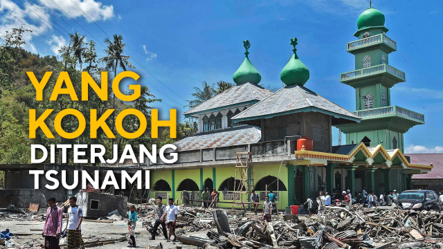 Konten Spesial Yang Kokoh Diterjang Tsunami (Foto: Dok. Antara)