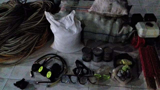 Barang bukti hasil tangkapan petugas. (Foto: Ade Nurhaliza/kumparan)