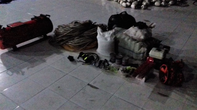 Barang bukti hasil tangkapan petugas. (Foto: Ade Nurhaliza/kumparan)