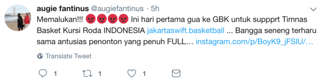 Kicauan Augie Fantinus di Twitter  (Foto: Twitter @augiefantinus)