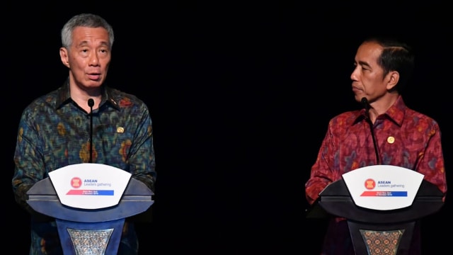 Jokowi di ASEAN Leader's Gathering, Nusa Dua, Bali (Foto: dok. Biro Pers Setpres)