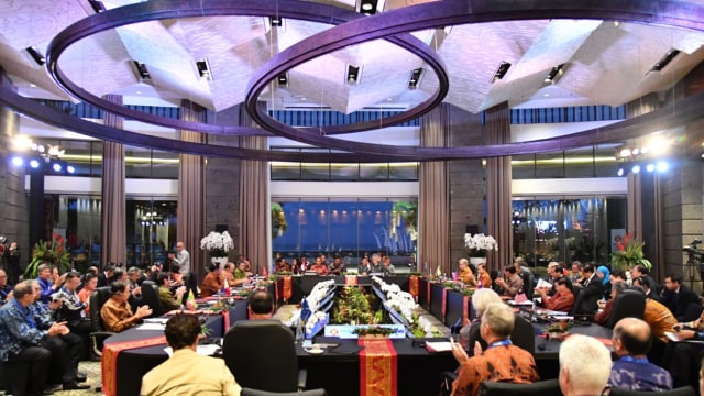 Jokowi di ASEAN Leader's Gathering, Nusa Dua, Bali (Foto: dok. Biro Pers Setpres)