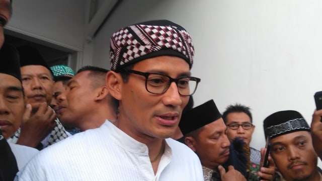 Cawapres omor urut 02, Sandiaga Uno mengunjungi Kota Yogyakarta (Foto: Arfiansyah Panji Purnandaru/kumparan)