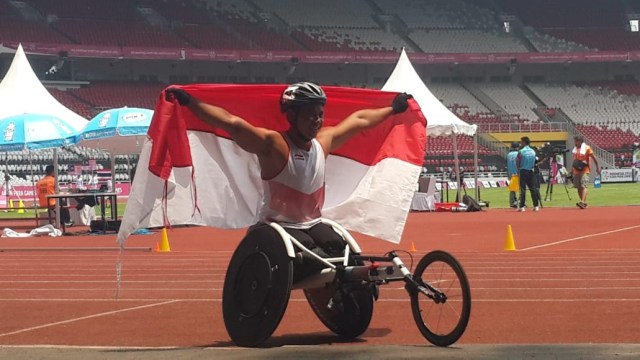 Jaenal Arifin raih medali perak. (Foto: Aditia Rijki Nugraha/kumparan)