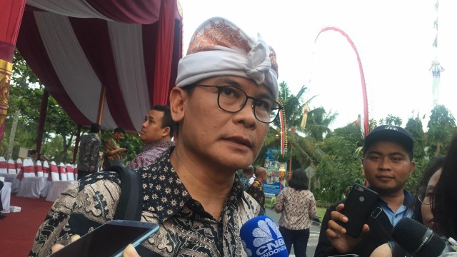 Johan Budi di Nusa Dua, Bali (Foto: Ema Fitriyani/kumparan)