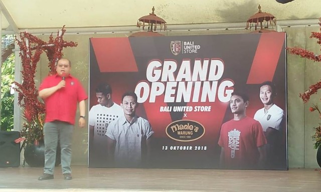 Bali United Buka Official Store di Warung Made, Kuta