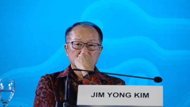Presiden Bank Dunia Jim Yong Kim saat penutupan Annual Meeting IMF-World Bank Group 2018 di Nusa Dua Bali, Minggu (14/10/2018). (Foto: Helmi Afandi Abdullah/kumparan)