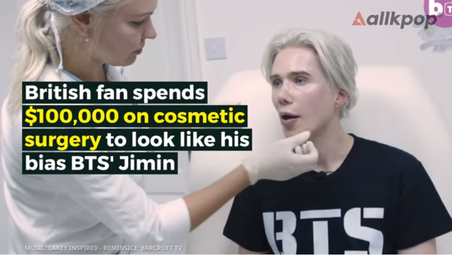 Demi Wajah Mirip Jimin BTS, Pria Asal Inggris Ini Habiskan Rp 1,5 Miliar (1)