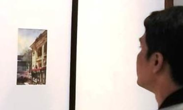 Keindahan Gaya Cat Air Sang Nyoman Sutama