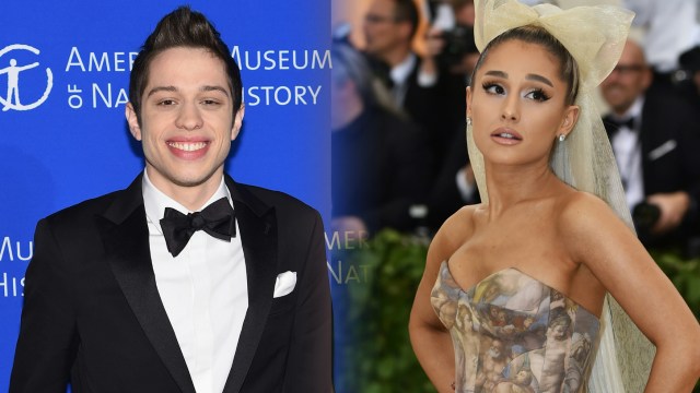 Pete Davidson dan Ariana Grande. (Foto: HECTOR RETAMAL, JAMIE MCCARTHY / AFP / GETTY IMAGES NORTH AMERICA)