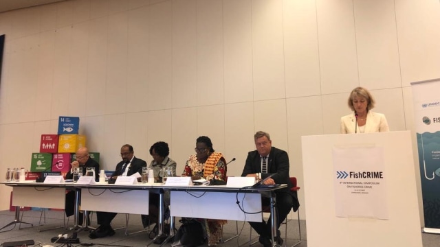 Presentasi di LON Forum, Copenhagen, Denmark. (Foto: Arifin Asydhad/kumparan)