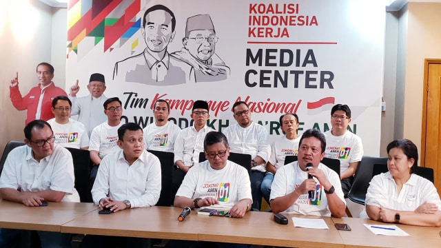 Tim Kampanye Nasional meluncurkan rekening dana kampanye. (Foto: Ferio Pristiawan/kumparan)