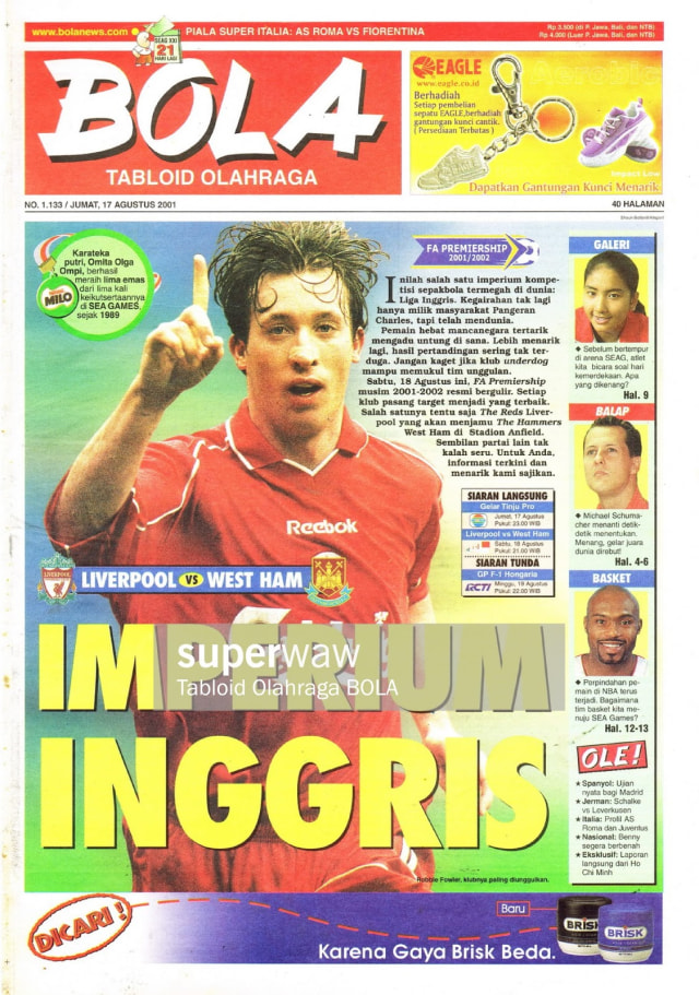 Sayonara, Tabloid BOLA (1)