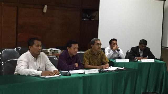 Suasana sidang pelanggaran tim kampanye Jokowi-Ma'ruf. (Foto: Fachrul Irwinsyah/kumparan)