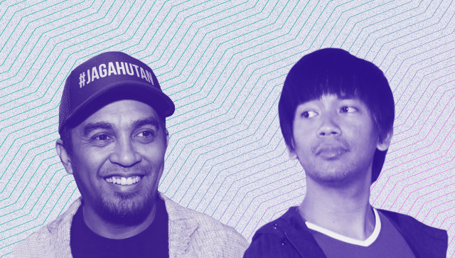 Glenn Fredly dan Rian D'Masiv (Foto: Munady/kumparan)