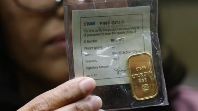 Harga Emas Hari Ini : Logam Mulia Antam Dibanderol Harga Rp 675.000