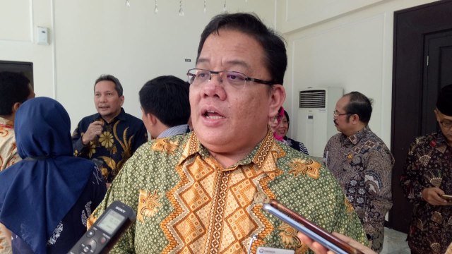 Adrianus Meilala di Kantor Wapres. (Foto: kevin s./kumparan)