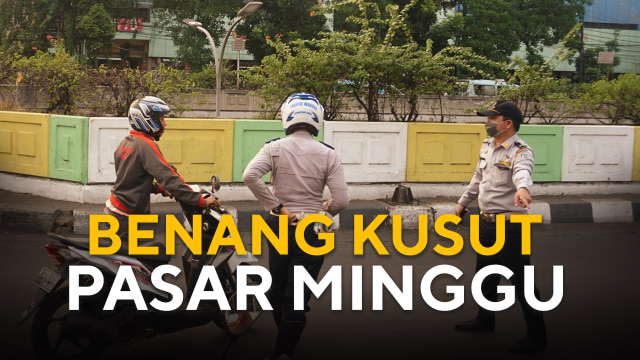 Benang kusut Pasar Minggu (Foto: Nugroho Sejati/kumparan)