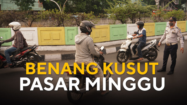 Benang kusut Pasar Minggu (Foto: Nugroho Sejati/kumparan)