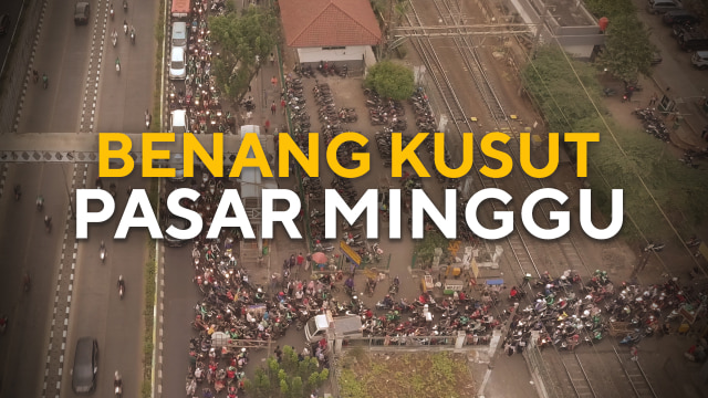Benang kusut Pasar Minggu (Foto: Cornelius Bintang/kumparan)