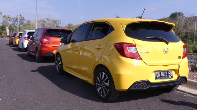 All new Honda Brio tampak samping belakang (Foto: Aditya Pratama Niagara/kumparanOTO)