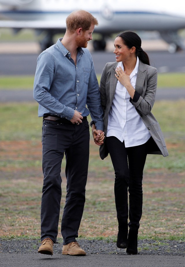 Gaya Rambut Meghan Markle di Australia (Foto: Dominic Lipinski/REUTERS)