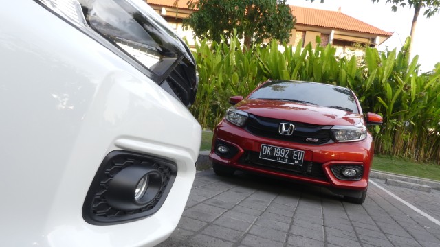 Muka depan baru All new Honda Brio seperti Honda Mobilio (Foto: Aditya Pratama Niagara/kumparanOTO)