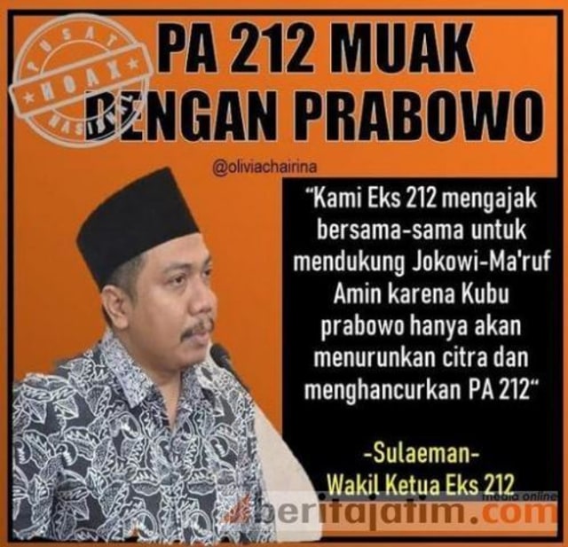 Meme Hoaks Pejabat Kemenag Jember Bukan Kewenangan Bawaslu