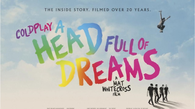 Poster film dokumenter Coldplay. (Foto: Trafalgar Releasing)