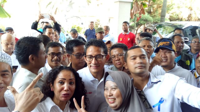 Sohibul Iman & Sandiaga Uno Hadiri Diskusi Bisnis Bersama Komunitas UMKM. (Foto: Adim Mugni/kumparan)