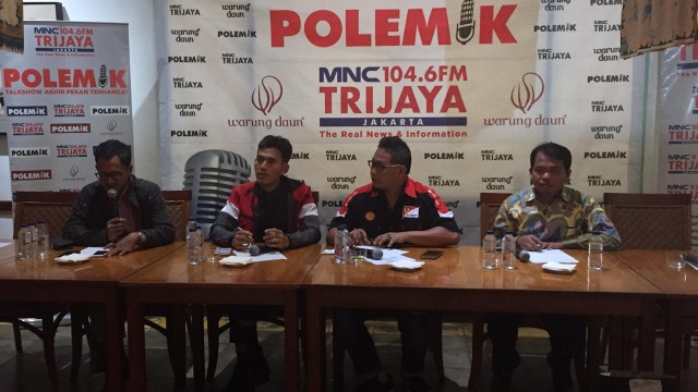 Diskusi Polemik bertema: Pemilu 2019, anak anak dan kaum milenial di Warung Daun. (Foto: Rafyq Panjaitan/kumparan)