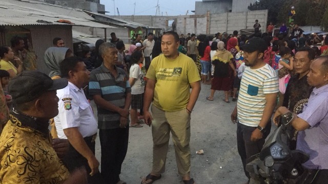 Penemuan mayat balita di Penjaringan, Jakarta Utara, Jumat (20/19/2018). (Foto: Dok. Istimewa)