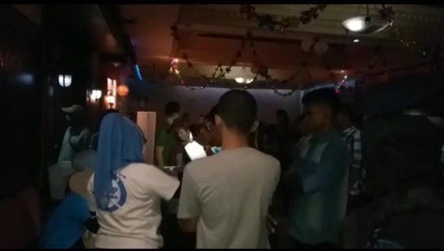 Razia BNNP di Diskotik Old City, Minggu (21/10/2018). (Foto: Dok. Istimewa)