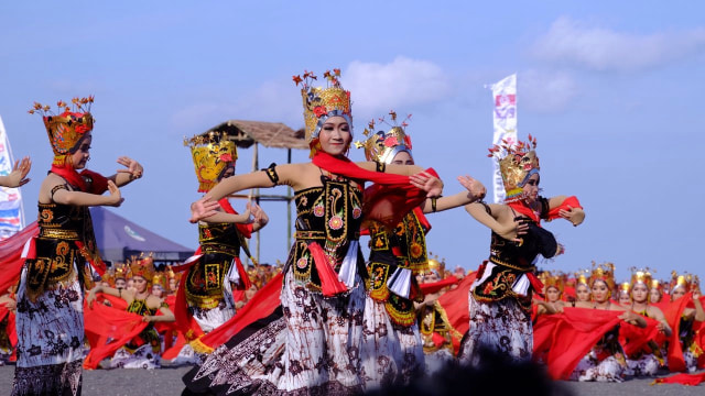 Penari Perempuan Gandrung Sewu, Banyuwangi (Foto: Bella Cynthia Ratnasari/kumparan)