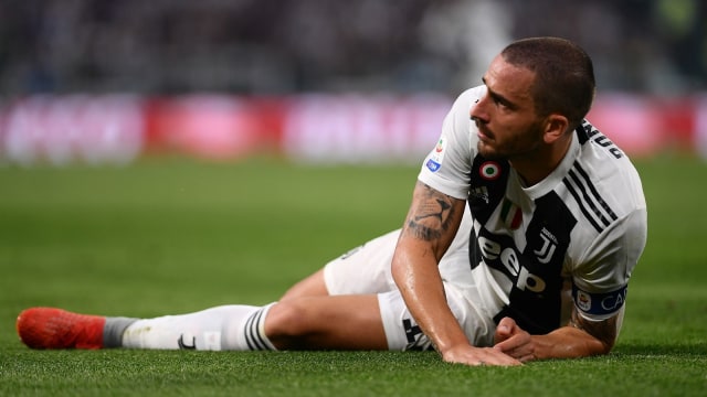 Leonardo Bonucci si raja blunder. (Foto: AFP/Marco Bertorello)