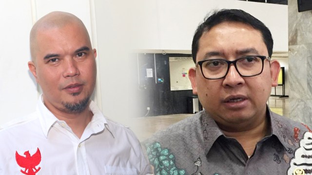 Ahmad Dhani dan Fadli Zon. (Foto: Munady Widjaja, Ricad Saka/kumparan)