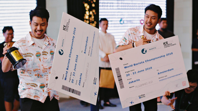 Muhammad Aga saat didapuk sebagai perwakilan di WBC (Foto: Instagram/ @muhammadaga)