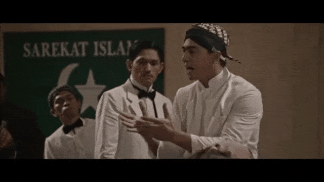 Deva Mahenra jadi Sukarno muda (Foto: YouTube: tjokro movie)