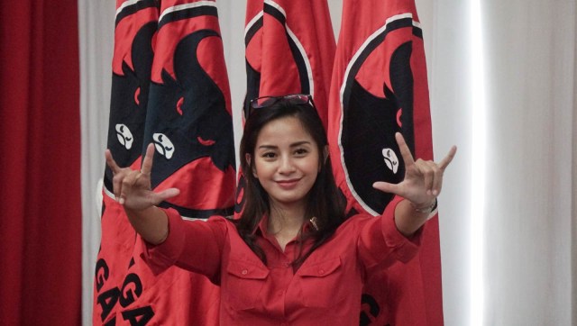 Kirana Larasati di DPP PDI Perjuangan, Jakarta Pusat.
 (Foto: Irfan Adi Saputra/kumparan)