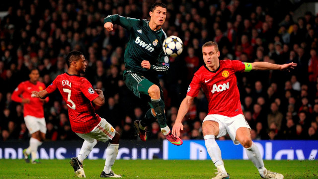 Ronaldo kembali ke Old Trafford pada 2013. (Foto: AFP/Pierre-Philippe Marcou)