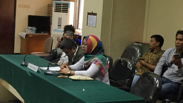Diskominfo hadiri sidang Bawaslu Jakarta terkait videotron Jokowi-Ma'ruf, Rabu (24/10/2018). (Foto: Fachrul Irwinsyah/kumparan)