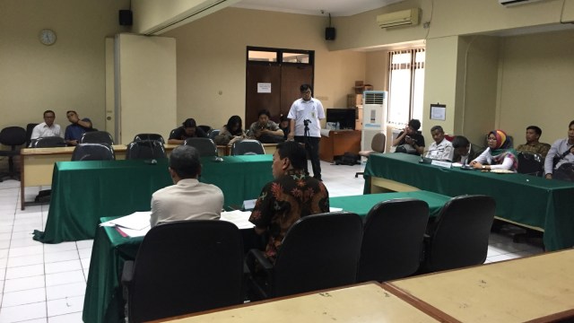 Diskominfo hadiri sidang Bawaslu Jakarta terkait videotron Jokowi-Ma'ruf, Rabu (24/10/2018). (Foto: Fachrul Irwinsyah/kumparan)