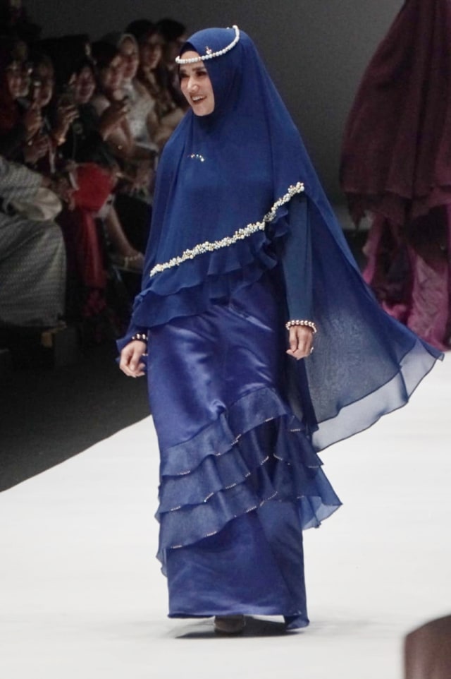 Mulan Jameela di Jakarta Fashion week 2019. (Foto: Irfan Adi Saputra/kumparan)