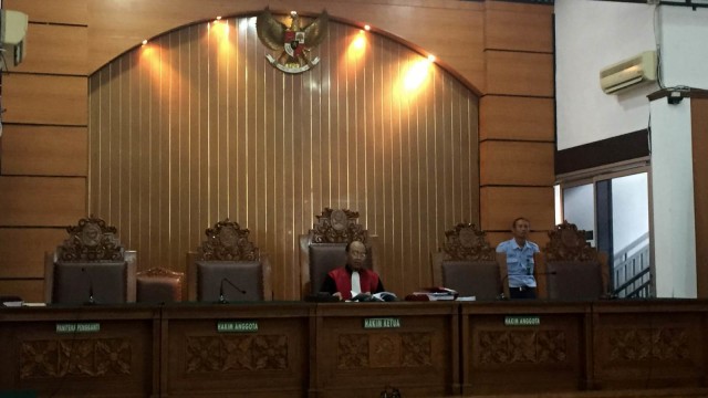 Sidang putusan praperadilan Irwandi Yusuf di PN Jaksel. (Foto: Raga Imam/kumparan)