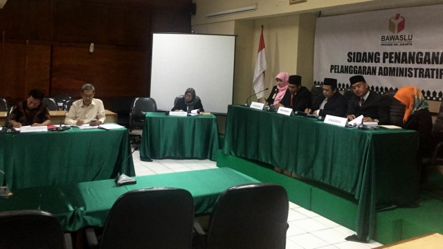 Sidang Penanganan Pelanggaran Administratif Pemilu. (Foto: Fachrul Irwinsyah/kumparan)