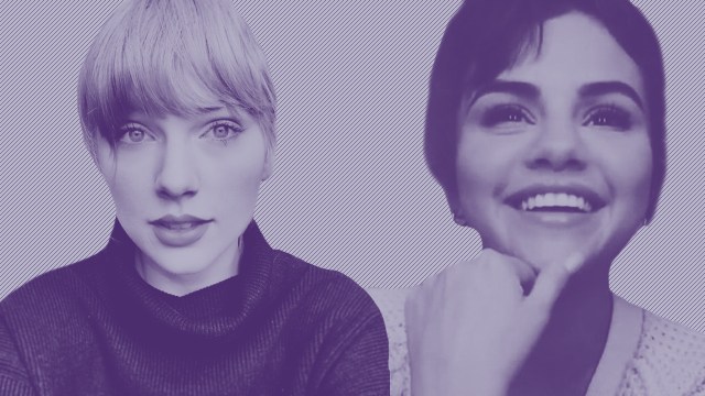 Taylor Swift dan Selena Gomez (Foto: IG @taylorswift @selenagomez, Infografik: Sabryna Putri Muviola/kumparan)